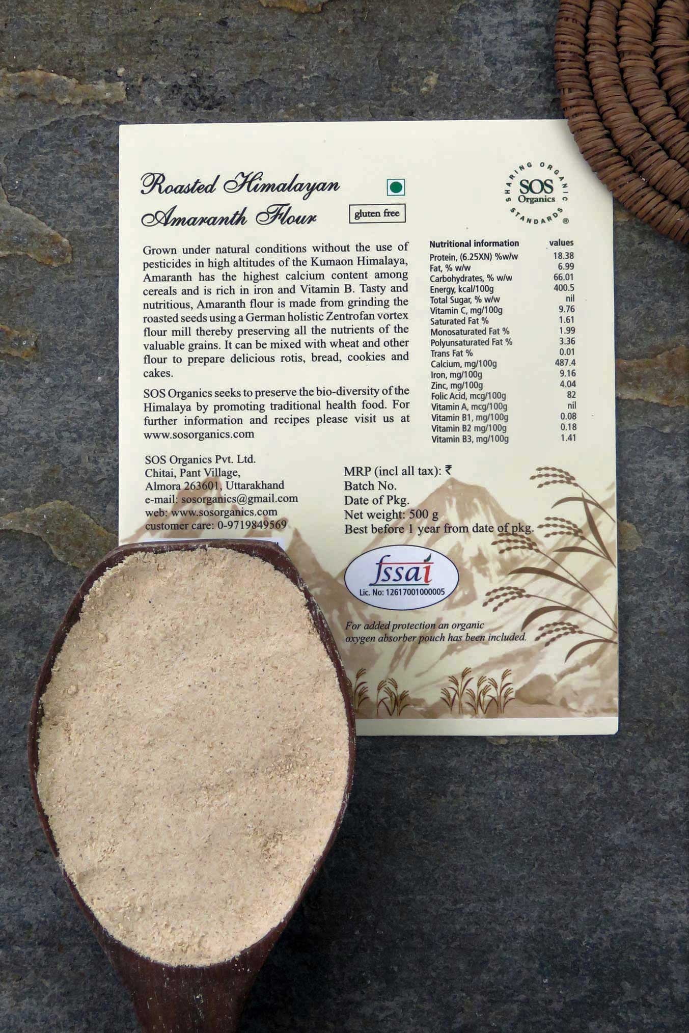 Roasted Himalayan Amaranth Flour Roasted Himalayan Amaranth Flour