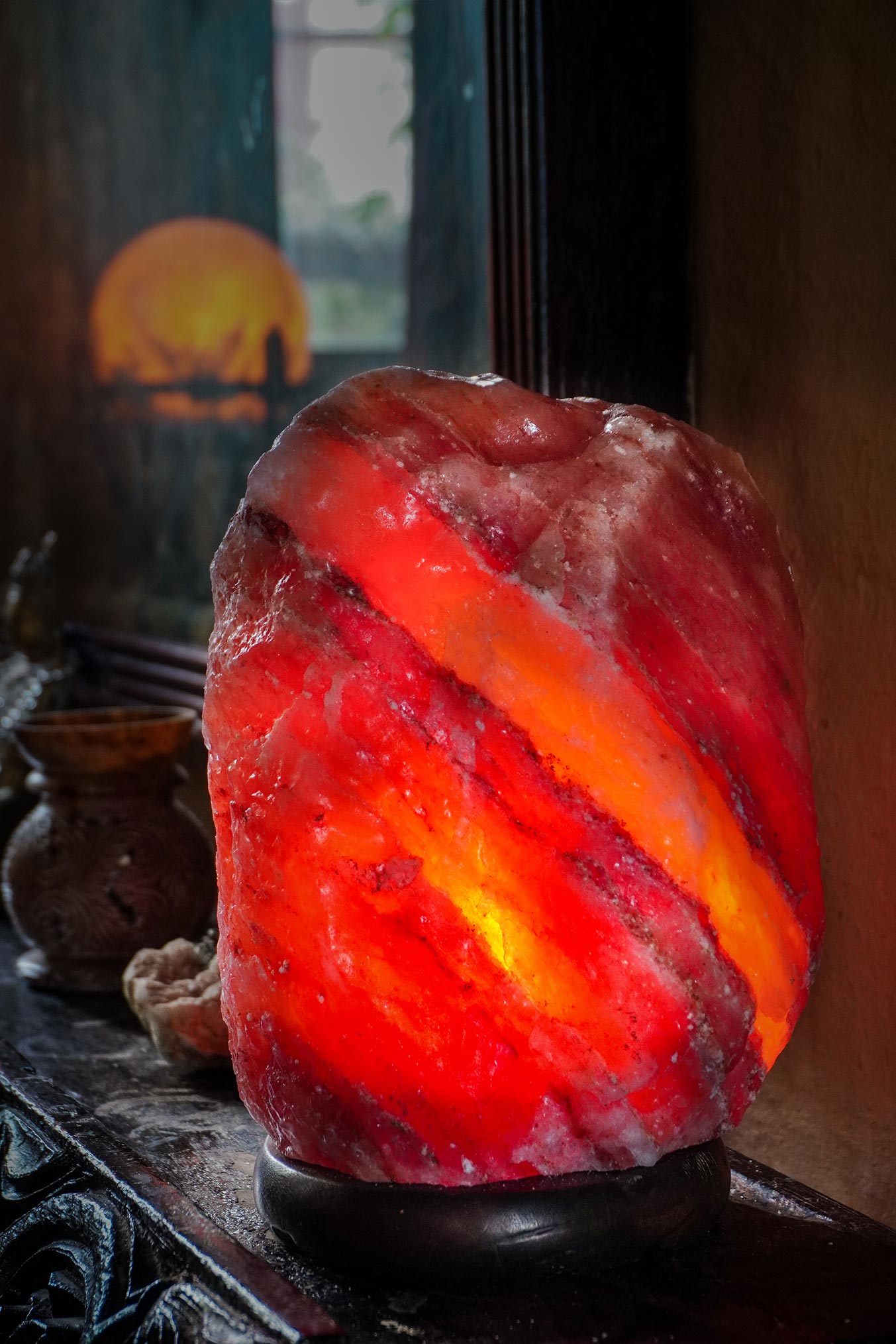 Himalayan Crystal Salt Lamp – Natural Rock-large Himalayan Crystal Salt Lamp – Natural Rock