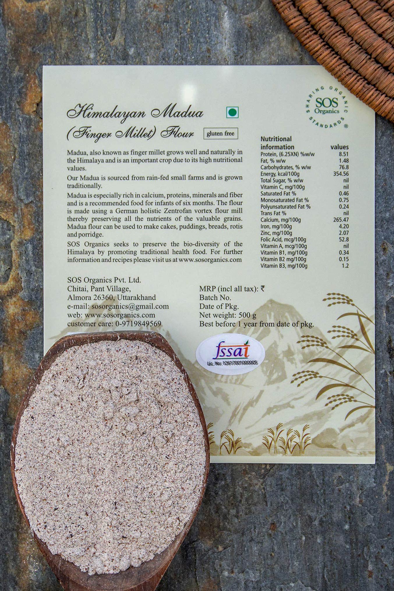 Himalayan Madua Finger Millet Flour Himalayan Madua Finger Millet Flour